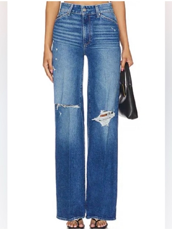 PAIGE Denim - PAIGE Sasha High-Rise Wide-Leg Jeans